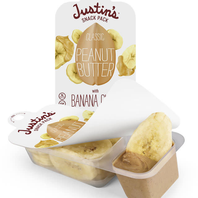 Most Likely to Survive In Your Handbag: Justin's Snack Pack Classic Peanut Butter With Banana Chips