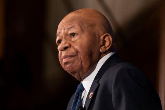 Elijah Cummings speaking in August (EPA)