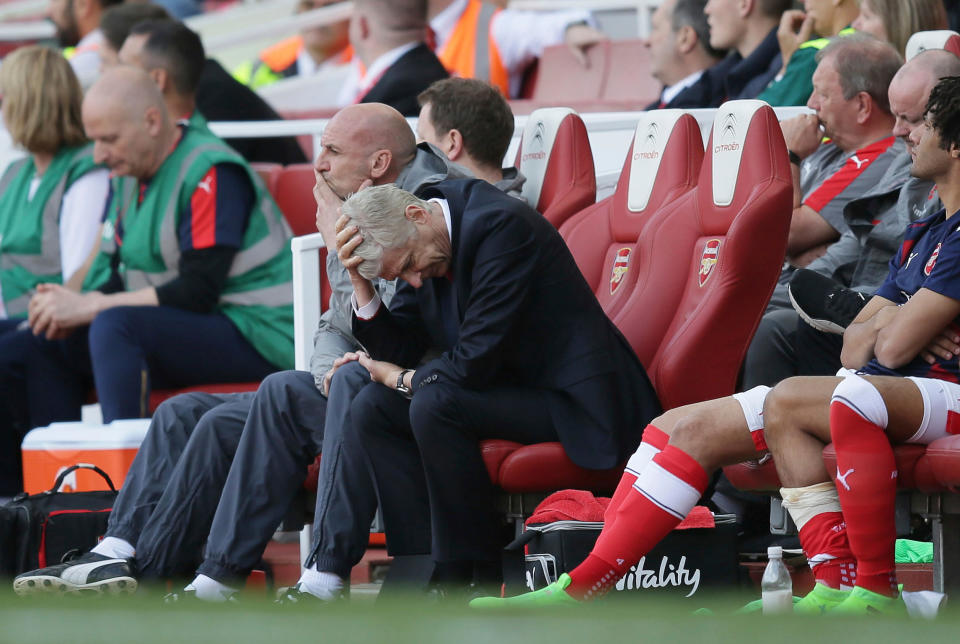 Problem time: Things started to take a turn for the worst in Wenger’s final few seasons at the helm