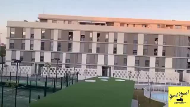 <p>Local residents who are quarantined in Seville, Spain have also been keeping their spirits up via a communal game of Bingo using a loudspeaker.</p><p><a href="https://www.instagram.com/p/B9w26H9gmEd/" rel="nofollow noopener" target="_blank" data-ylk="slk:See the original post on Instagram;elm:context_link;itc:0;sec:content-canvas" class="link ">See the original post on Instagram</a></p>