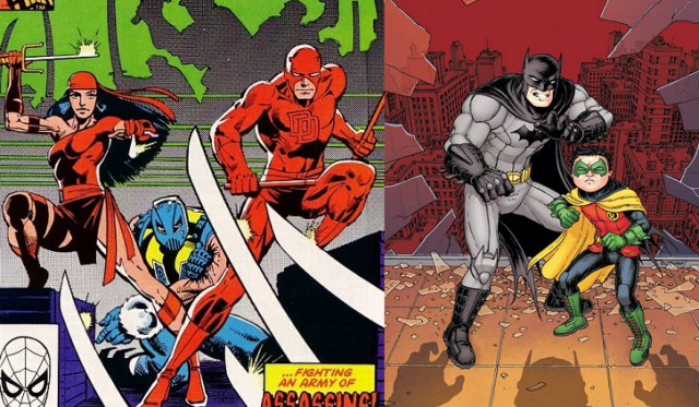 Battle of the Week RESULTS: Batman and Robin vs. Daredevil and Elektra