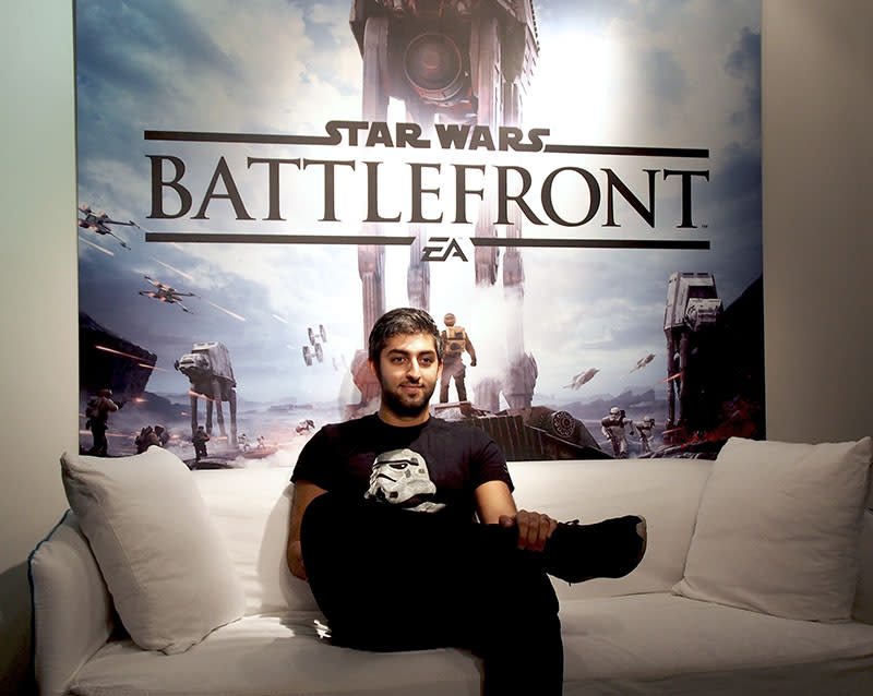 Danial Rashidi, Technical Artist at DICE, was at the event to share insights into the game's philosophy and development.