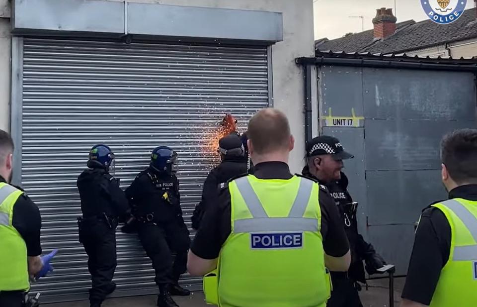 West Midlands Police say they have had success arresting and charging suspected criminals linked to car stripping. Last month they detained a 45-year-old following a raise on a garage. (West Midlands Police)