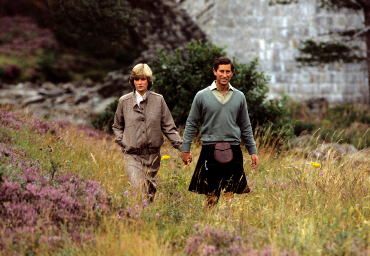 Diana struggled when the pair went to Balmoral after their wedding (Picture: PA)