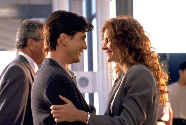 <p>Tristar</p> Dermot Mulroney and Julia Roberts in 'My Best Friend's Wedding'