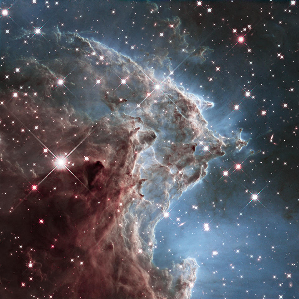 This Hubble Space Telescope photo shows NGC 2174, the <a href="http://hubblesite.org/newscenter/archive/releases/2014/18/image/a/" target="_blank">"Monkey Head Nebula,"</a> located 6,400 light-years from Earth.