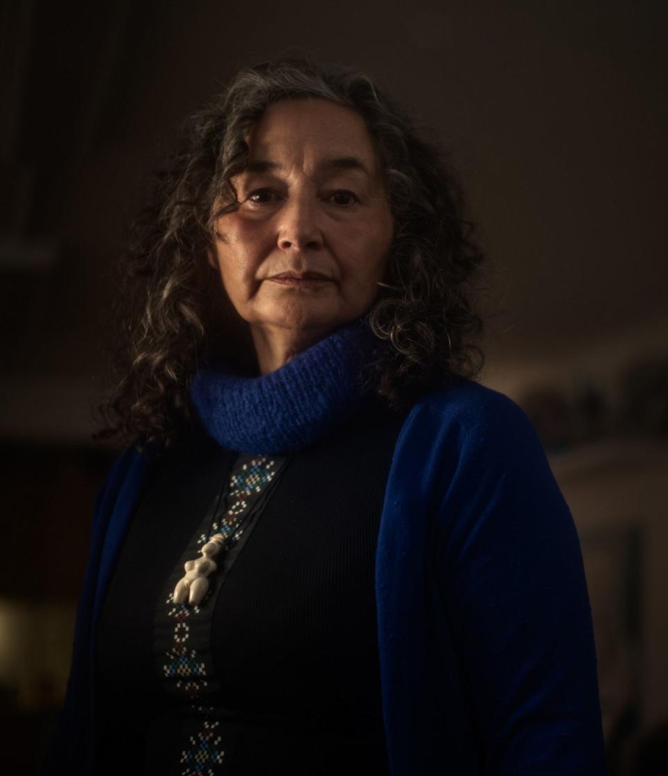 This image shows Naja Lyberth, a psychologist in the capital, Nuuk.