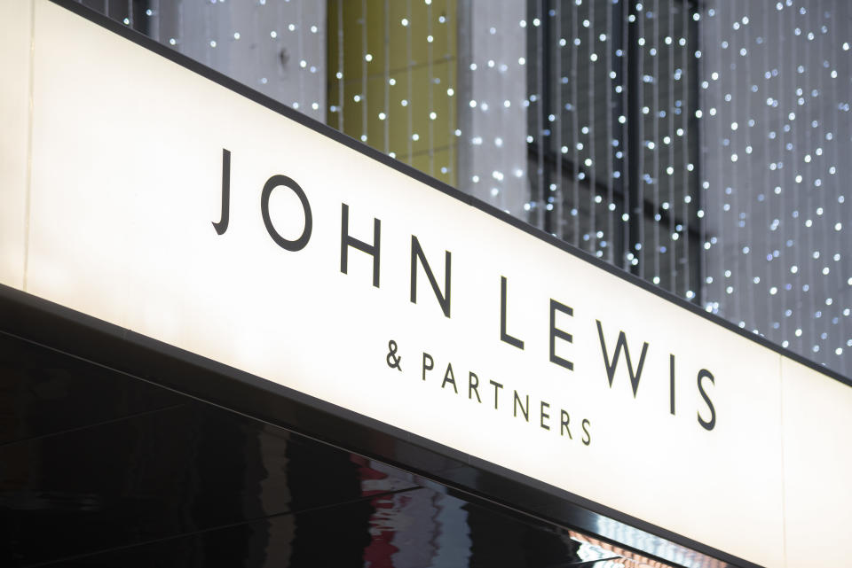 A John Lewis store in London, UK