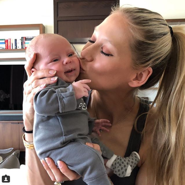 Anna Kournikova first baby photo twins
