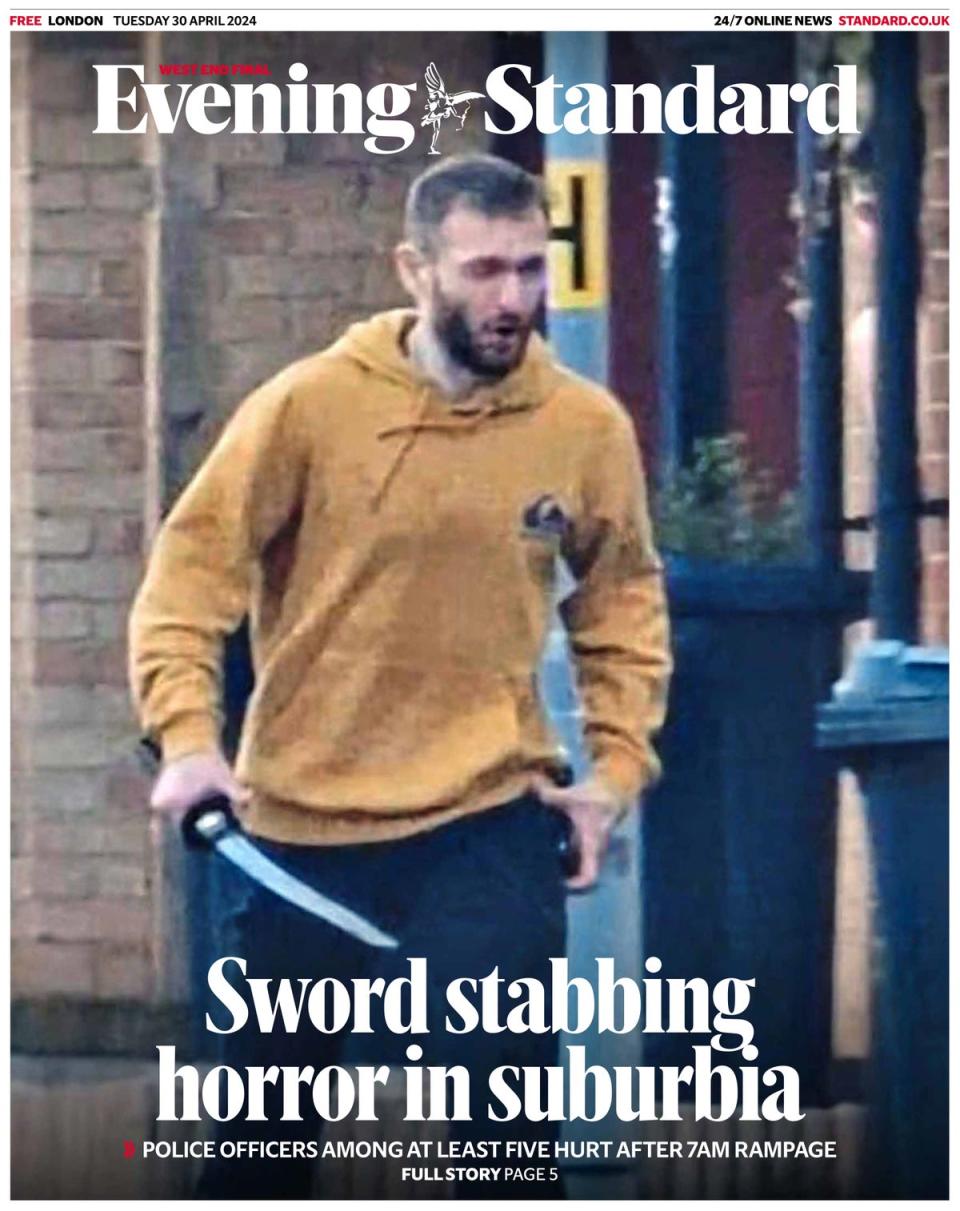 Evening Standard Front Page (Evening Standard)