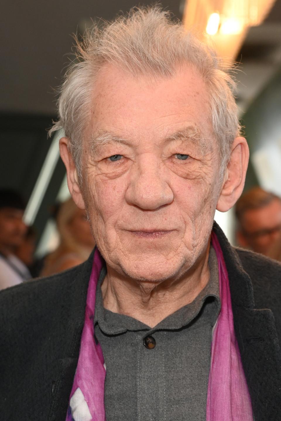Sir Ian McKellen attends the RTST Sir Peter Hall Director Award Ceremony at The Swan, Shakespeare's Globe on May 8, 2022