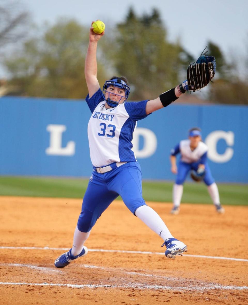As a sophomore in 2014, Kelsey Nunley led Kentucky to its only appearance in the Women’s College World Series.