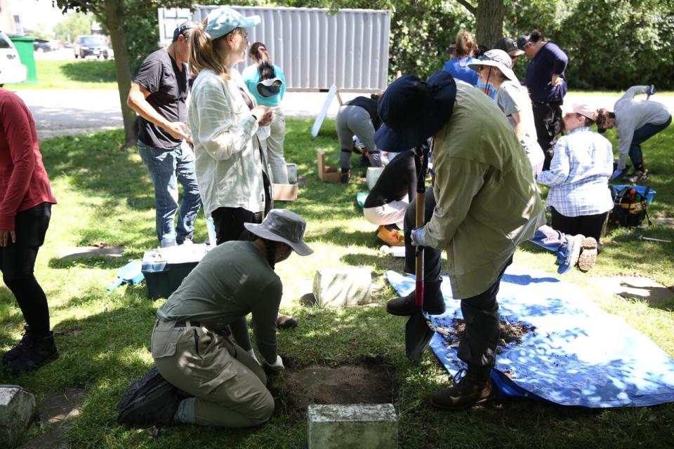 Oakville & Milton pet cemetery excavation 2