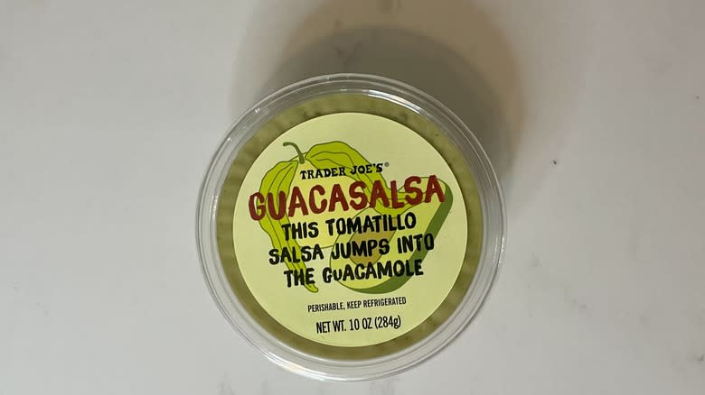 guacamole in container