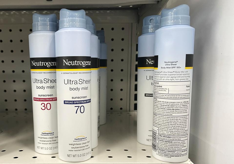 Johnson & Johnson issued a recall of its Neutrogena Ultra Sheer sunscreen after a cancer-causing chemical was detected in some samples. (Photo: REUTERS/Brian Snyder)