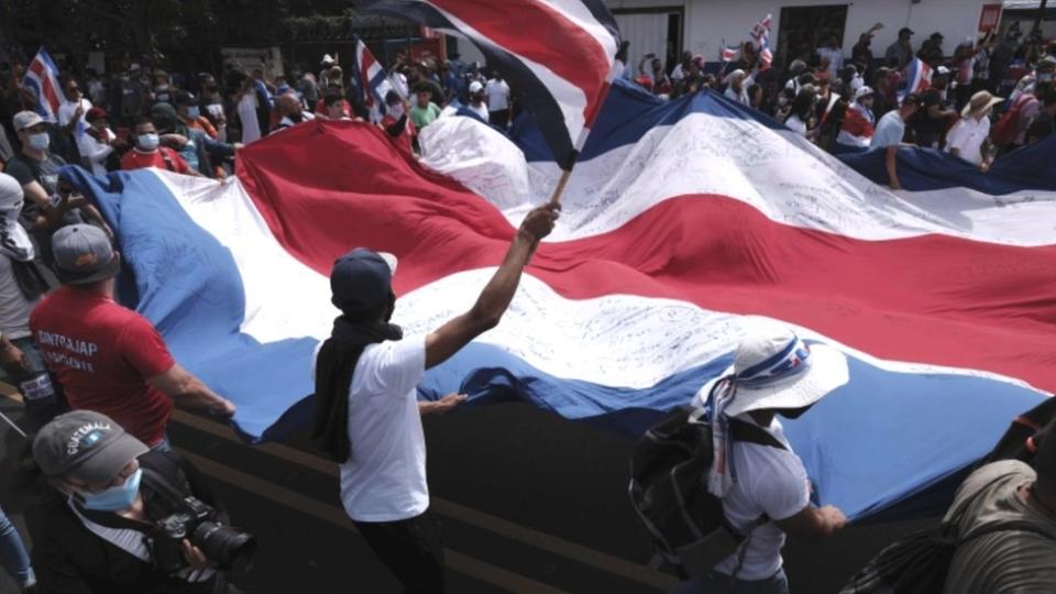 Protestas en Costa Rica