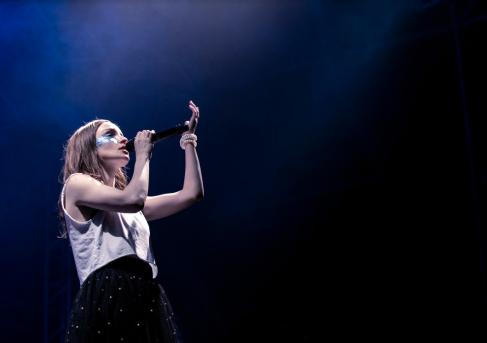 Lauren Mayberry of Chvrches performs at NOS Alive festival (Hugo Macedo)