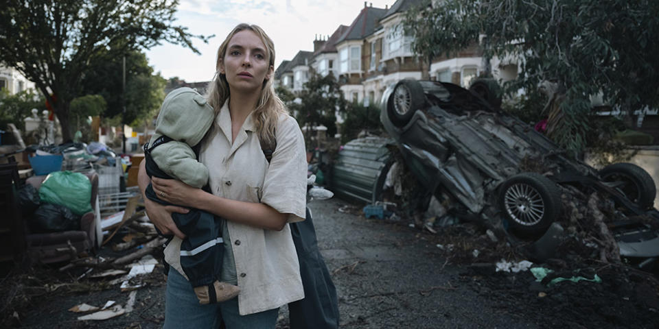 Jodie Comer in <em>The End We Start From</em>