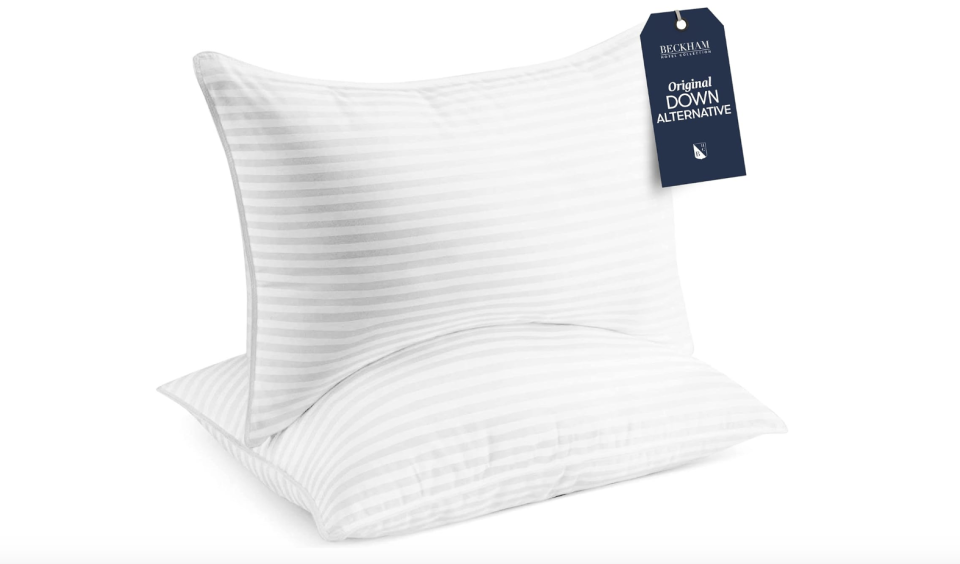 Almohadas Beckham Hotel Collection, tamaño Queen, juego de 2. (Foto: Amazon)