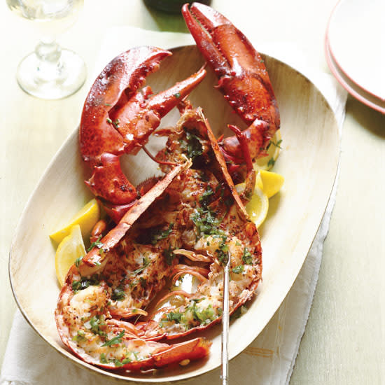 Roasted Lobsters with Verjus and Tarragon