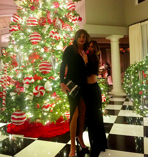 Caitlyn Jenner turned out for the Kardashian-Jenner Christmas Eve party