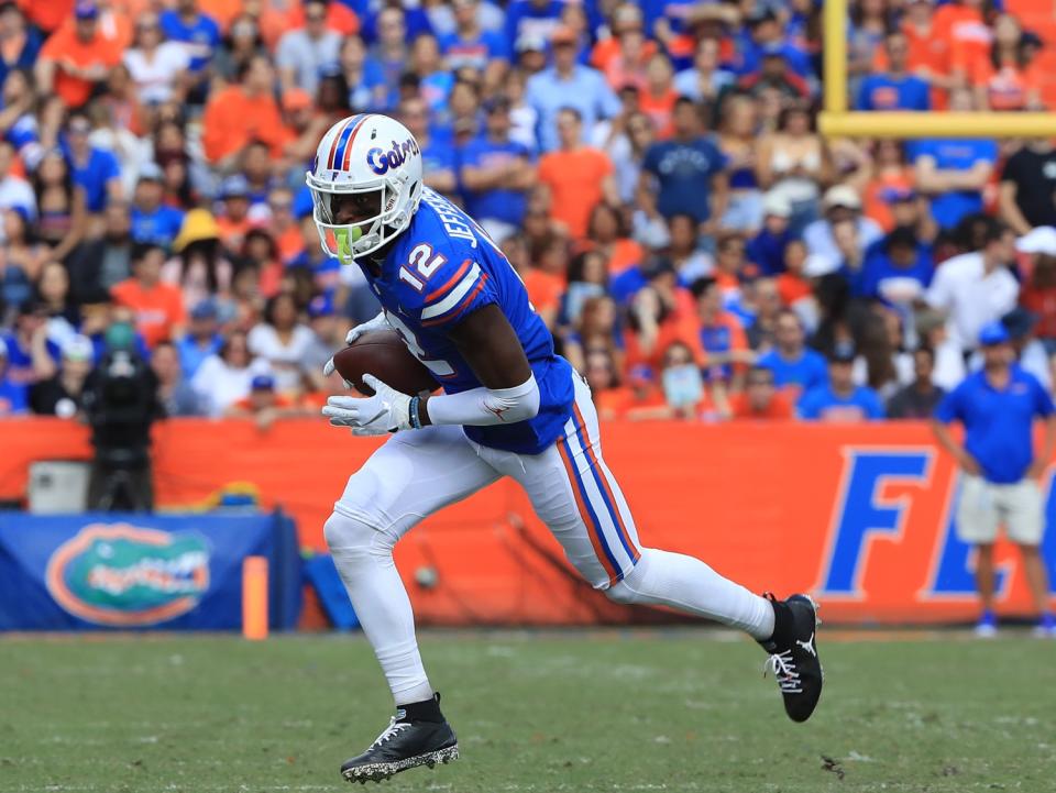 Florida receiver Van Jefferson.