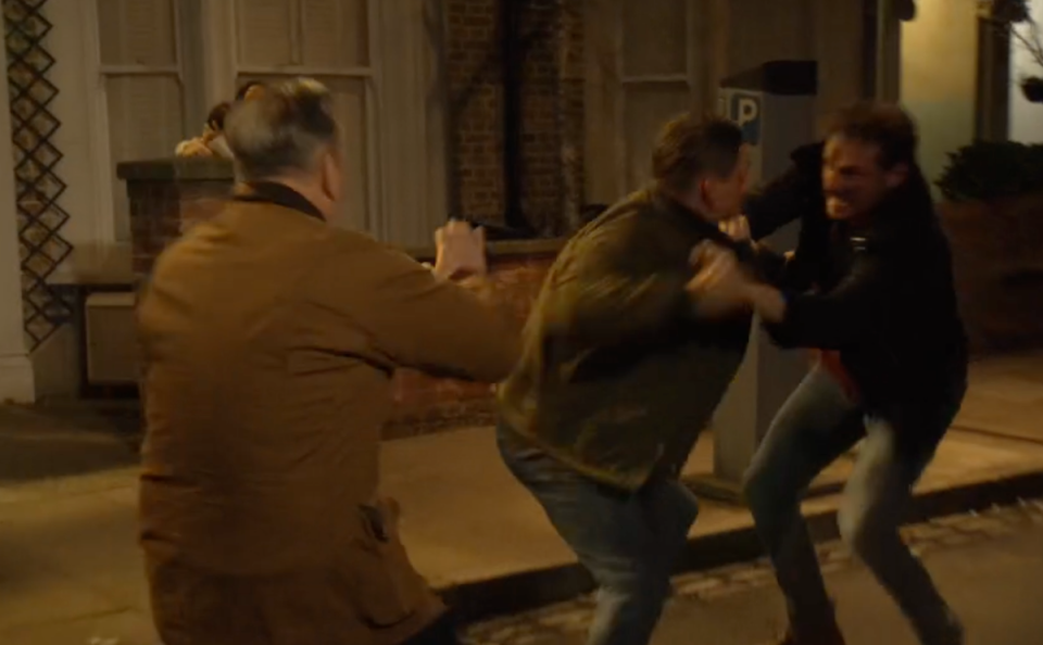 Jack and Martin were involved in a fight after Chelsea’s slap (BBC)