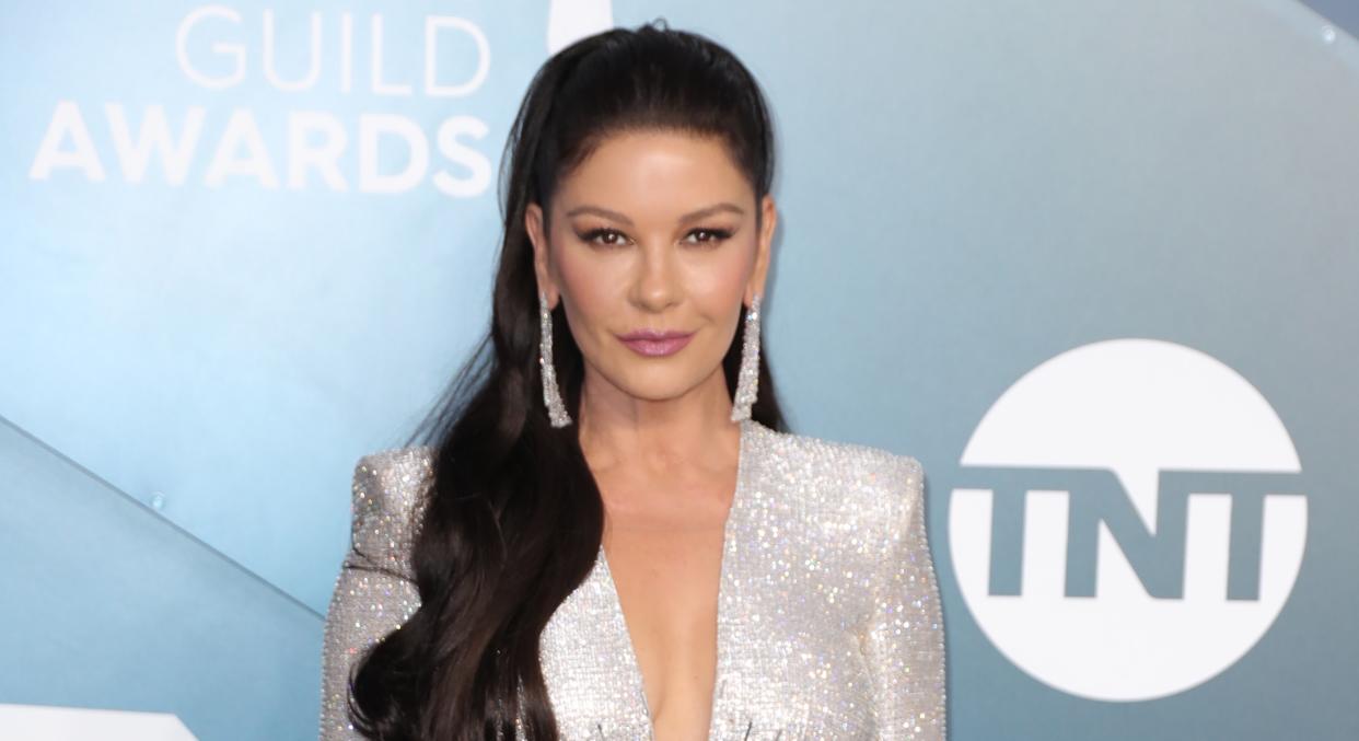 Catherine Zeta-Jones has opened up about her remarkably simple skincare habits. (Getty Images)