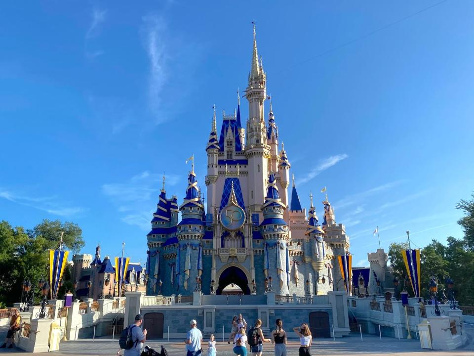 Cinderella Castle at Magic Kingdom in August 2021.