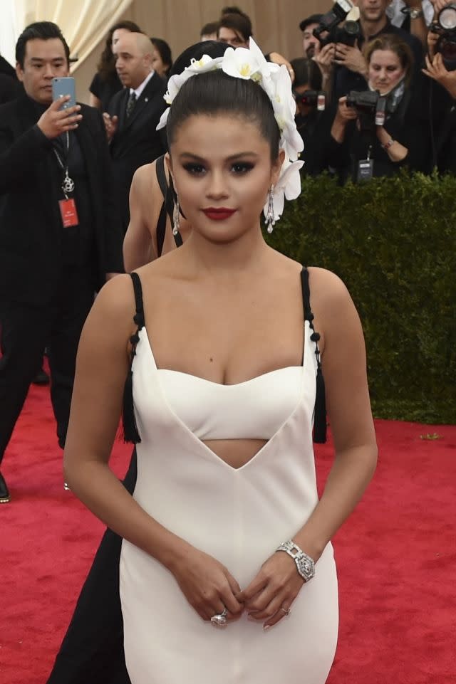 Selena Gomez at the 2015 Met Gala