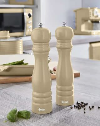 As well as some oversized salt and pepper mills