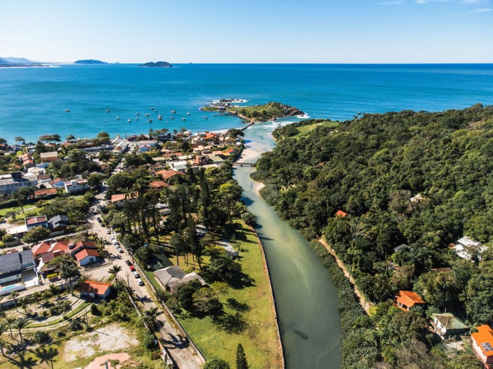 Florianopolis is divided between the Brazilian mainland and the island of Santa Caterina (Getty Images)