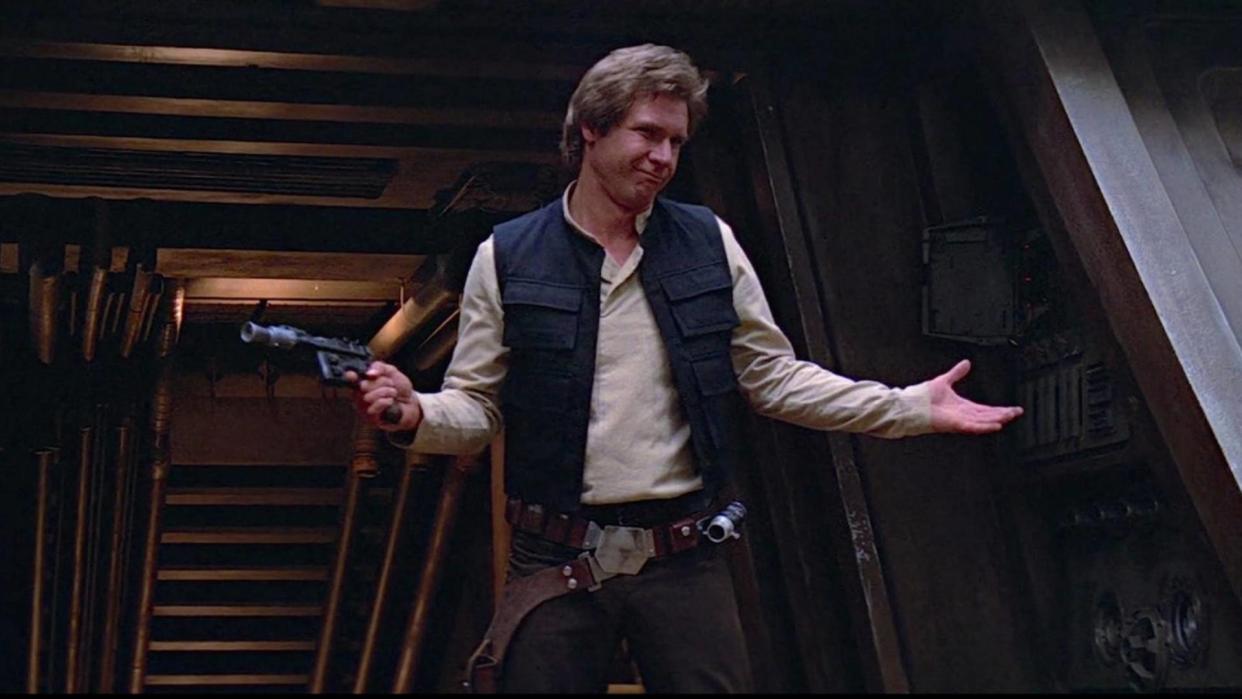  Harrison Ford as Han Solo 