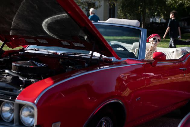 Even the undead made it out to the car show. (Photo: Damon Dahlen/HuffPost)