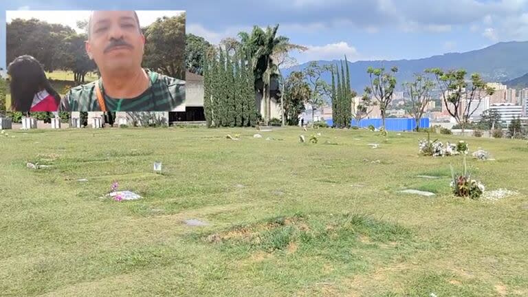 El hombre mostró el cementerio donde se encuentran los restos de Pablo Escobar y Griselda Blanco (Foto: Captura de video)