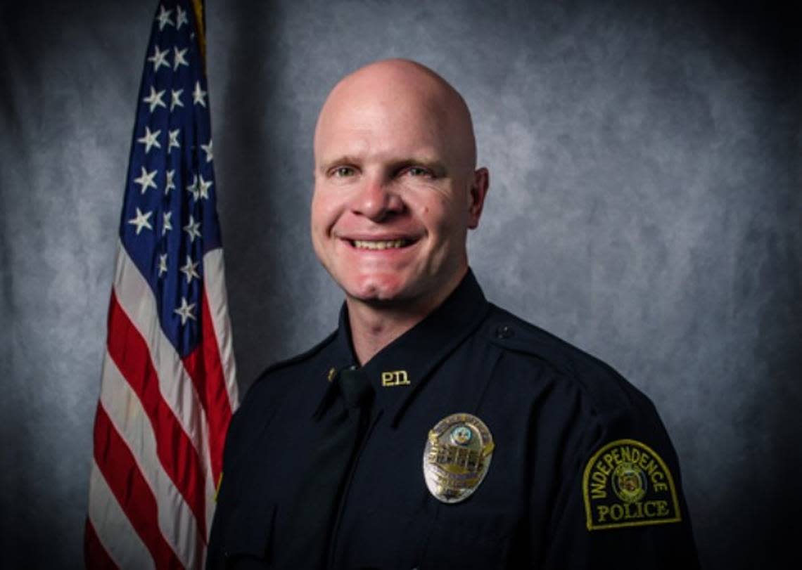 Officer Cody Allen was shot and killed Thursday during a call for service in Independence. A Jackson County courts civil process server also died. Independence Police Department