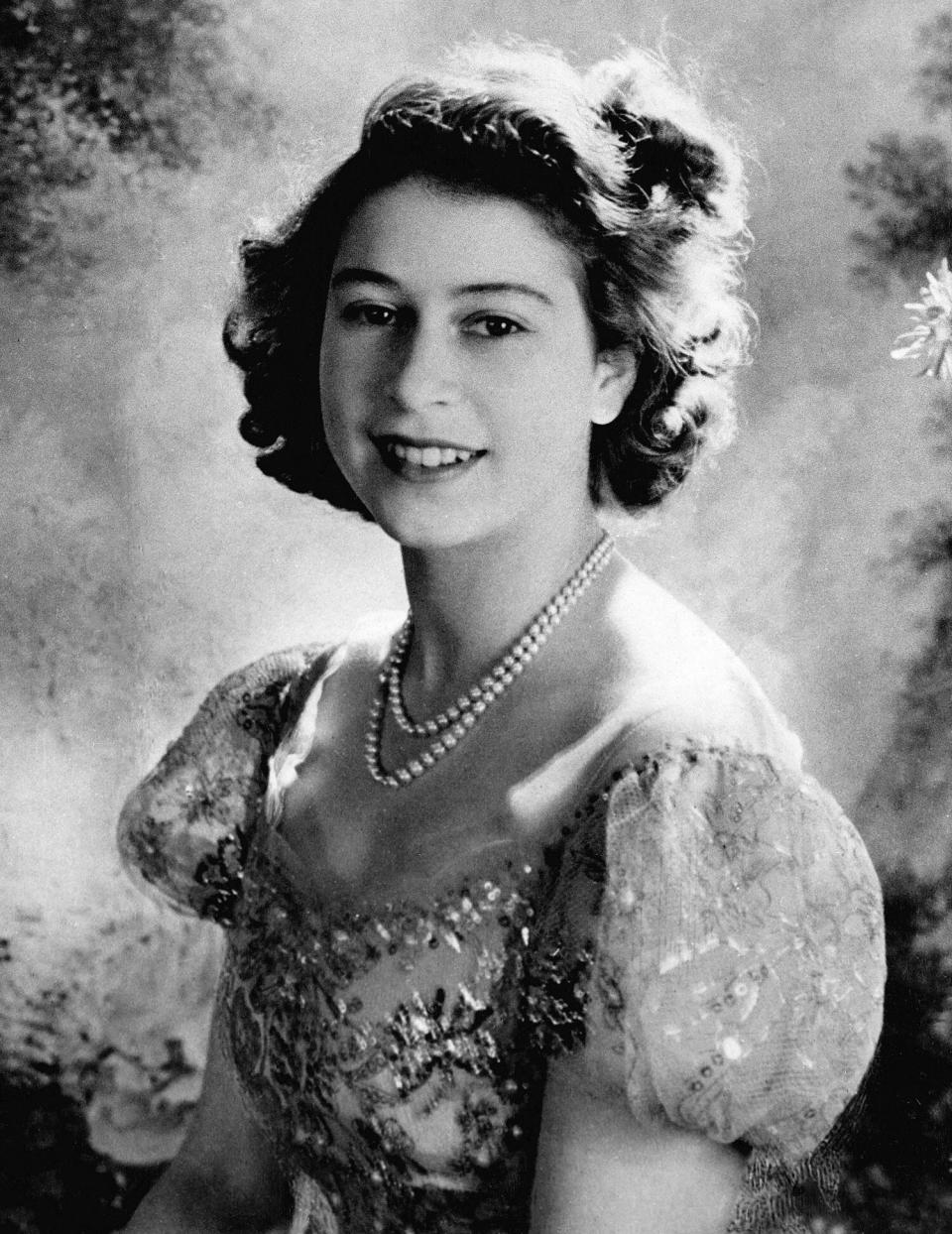 Princess Elizabeth, the futur Queen Elizabeth II.