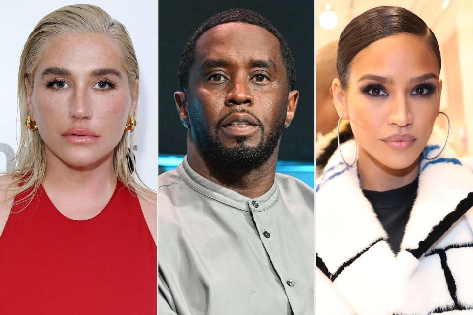 <p>JC Olivera/WireImage; Paras Griffin/Getty; Johnny Nunez/WireImage</p> Kesha, Sean "Diddy" Combs" and Cassie