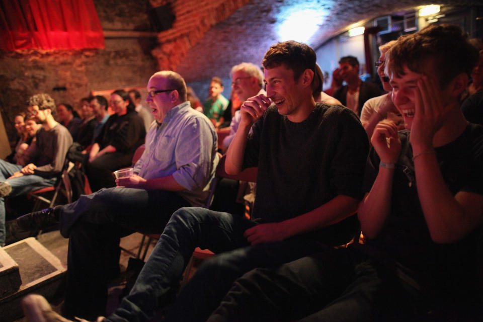 Edinburgh Fringe audience laughing