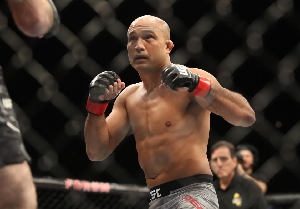 BJ Penn at UFC 232. (Getty)