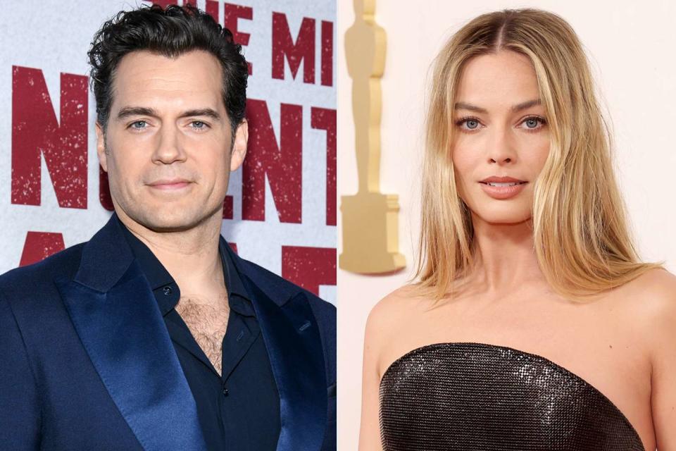 <p>Kristina Bumphrey/Variety via Getty; Mike Coppola/Getty</p> Henry Cavill and Margot Robbie