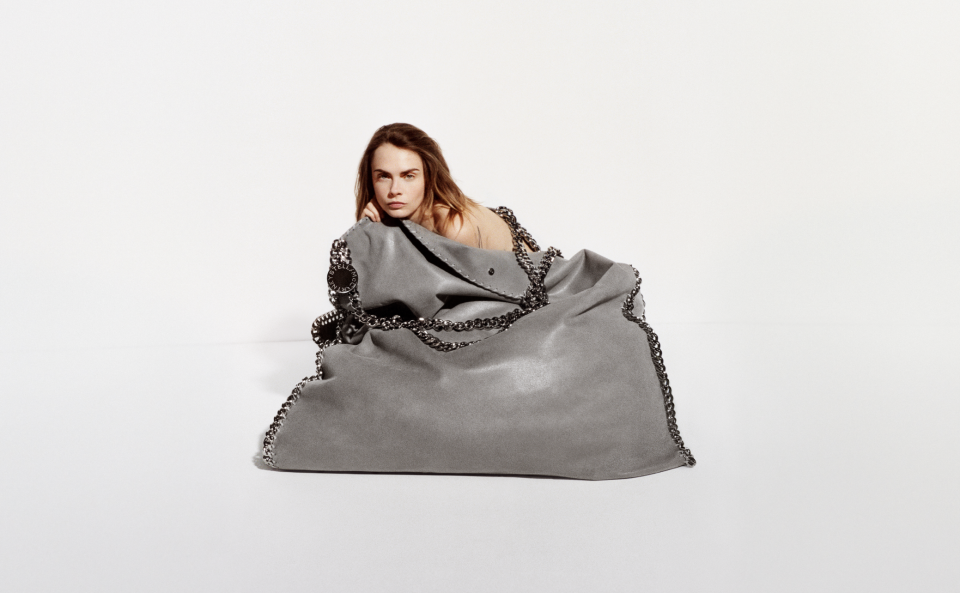 Cara Delevingne stars in Stella McCartney's Falabella bag 15th anniversary campaign