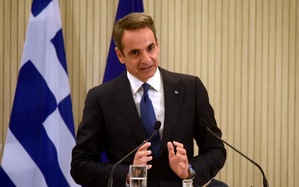  Greece’s Prime Minister Kyriakos Mitsotakis