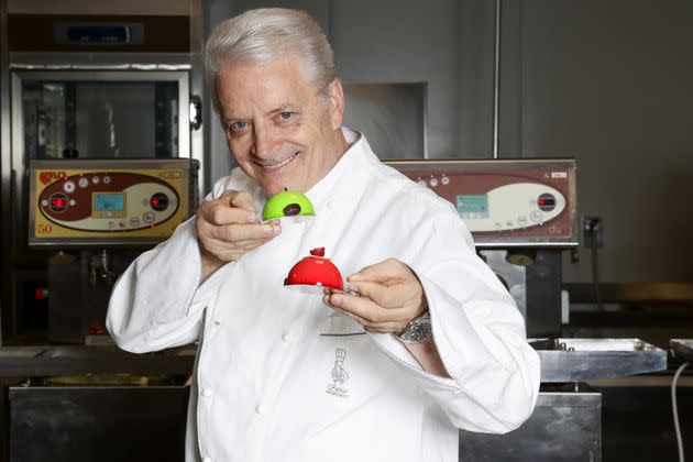 BRESCIA, ITALY - JUNE 21: Pastry Chef Iginio Massari poses in his bakery 
