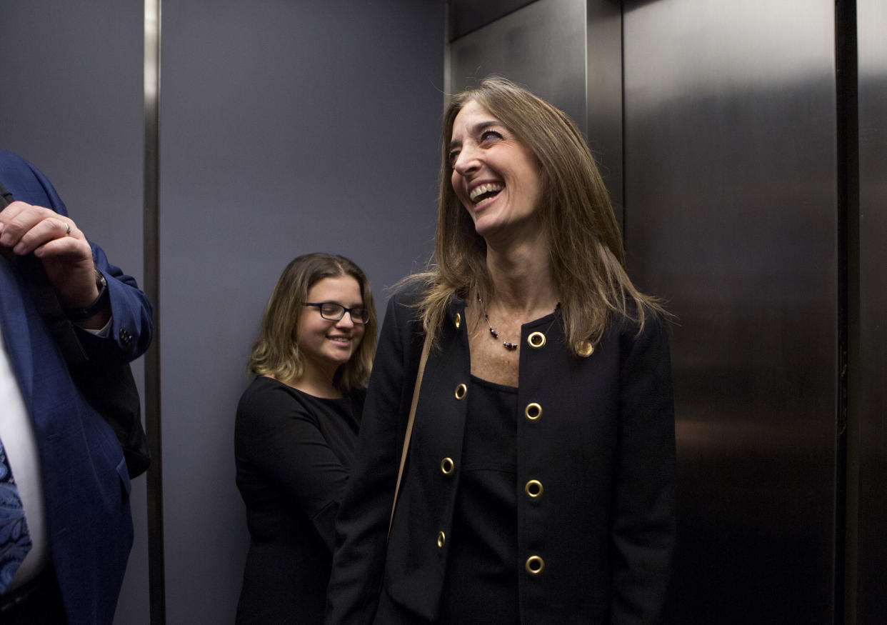 Eileen Filler-Corn, a Fairfax County Democrat, makes Virginia history as the state's first female speaker. (Photo: Julia Rendleman/The Washington Post/Getty Images)