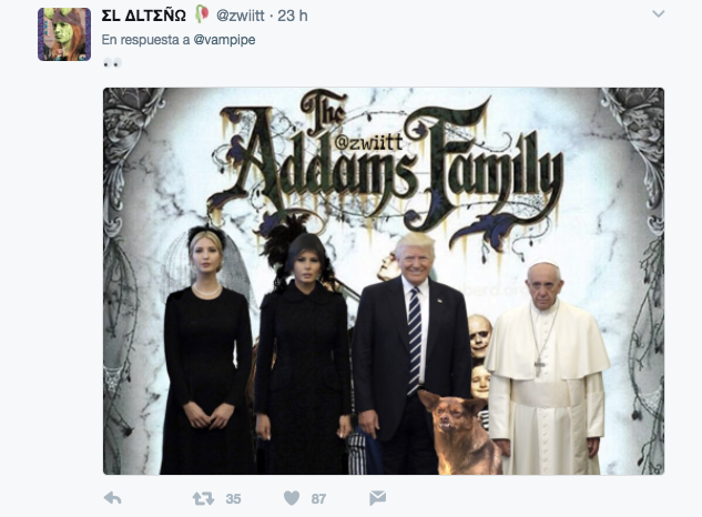 Memes mexicanos sobre Trump en el Vaticano