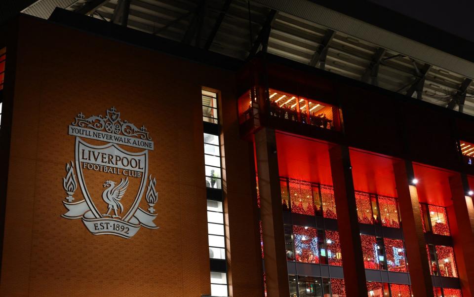 A general view of Liverpool's stadium Anfield