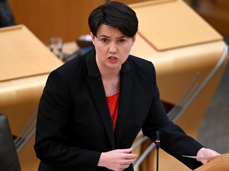 Scottish Tory leader at Holyrood Ruth DavidsonPA