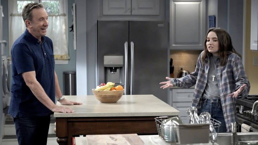 Tim Allen and Kaitlyn Dever in "Last Man Standing" on Fox.