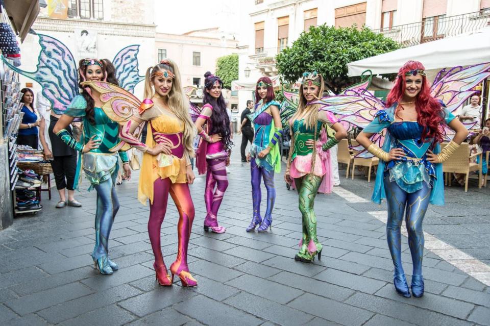 Un gruppo di cosplay (Paolo Galletta\LaPresse)